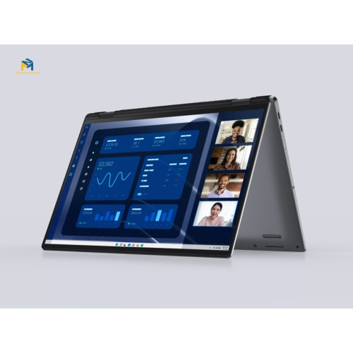 Portable 9450 2-en-Latitude de Dell | écran tactile 3 x 1600 | SSD 1 13 Pro de 512Go DDR5 32Go | 7 165U | QHD Win 11 Pro d'INTEL | Boîte ouverte | Comme neuf boite ouverte