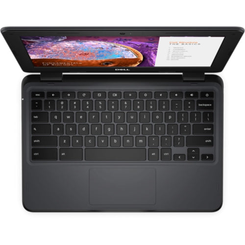 Portable Chromebook 3110 de Dell remis à neuf (excellent état) (2022 2) | 11po 1366 x 768 HD | Celeron | N4500 | Disque dur SSD d'64Go | Mémoire vive 4Go | 6 cœurs @ 2,8GHz ChromeOS Noir boite ouverte