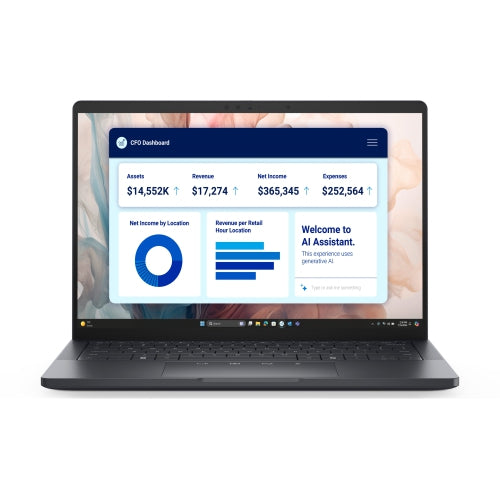 Portable 13 1po Pro Pa13250 de Dell à processeur Core Ultra 3-268V d'Intel | SSD 7 To | mémoire vive 32Go | Windows 11 Pro | remis à neuf (excellent état) boite ouverte