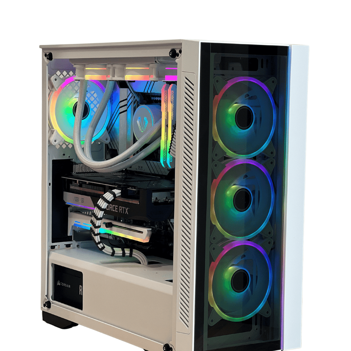 Gaming PC Intel core i5-12600KF RTX 3060Ti *WHITE* — Le Panier Techno