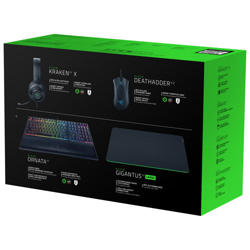 Razer Homerun Gaming Bundle with Keyboard, Mouse, Headset & Mouse Pad