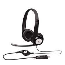 Logitech H390 Wired ClearChat Comfort USB Headset, Black